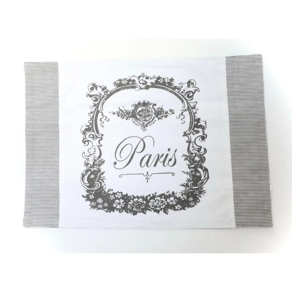 Set of 6 fabric placemats Vintage Paris print dinner serving home decor cottage